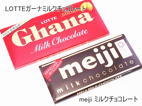 ミルクチョコレート2種類