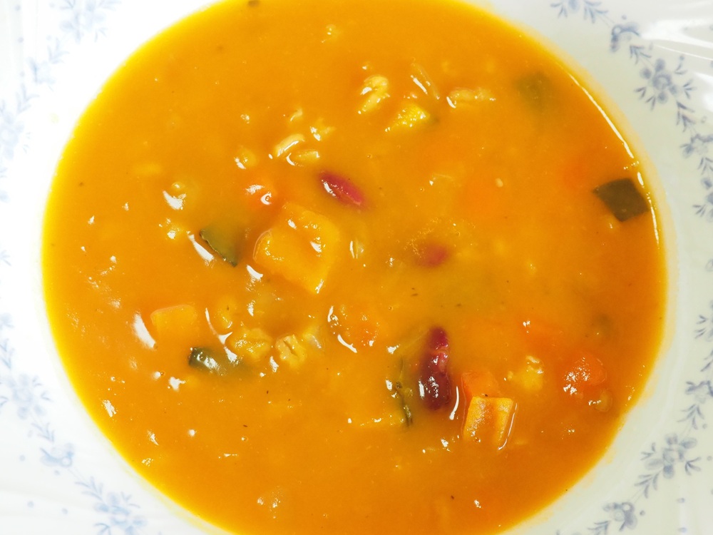 野菜たっぷりかぼちゃのスープ